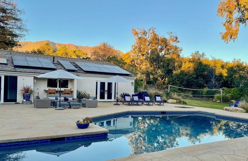 Hedgerow House | Montecito Family Fun Home with Pool/hot tub and great yard plus cabana!