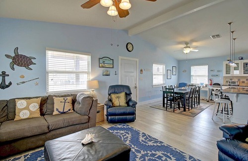 Leeward Sands House | Monthly rates! Perfect Port Aransas Escape! Game Room & Pet Friendly