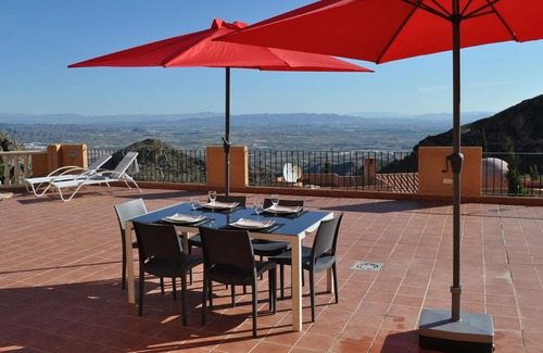 Turre House | Moorish villa with panoramic view, private swimming pool, quiet, 15 km from the beaches