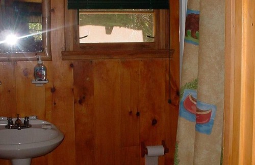 Rangeley Plantation House | Mooseluck - All the privacy you could want at this simple Maine cabin on Mooselookmeguntic Lake