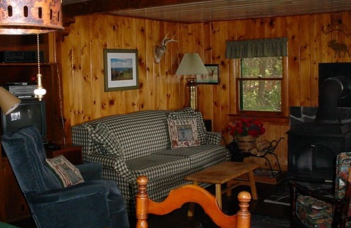 Rangeley Plantation House | Mooseluck - All the privacy you could want at this simple Maine cabin on Mooselookmeguntic Lake