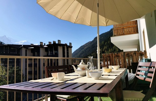 Argentiere Apartment | Moraine Appt at the foot of Grands Montets, Mont Blanc view, family Christmas skiing