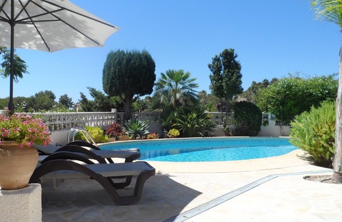Benimeit Villa | Moraira - Sabatera: beautiful single storey villa sea view and Spanish style kind