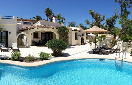 Benimeit Villa | Moraira - Sabatera: beautiful single storey villa sea view and Spanish style kind