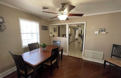 Sunrise Terrace House | Mother Road Manor Downstairs at the Fairgrounds