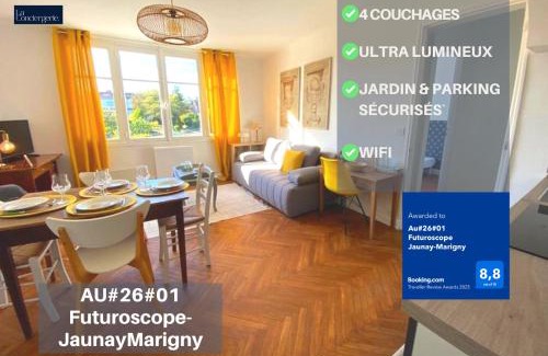 Jaunay-Clan Apartment | Moulin#1-Yellow'appart - Futuroscope-Jardin & Parking