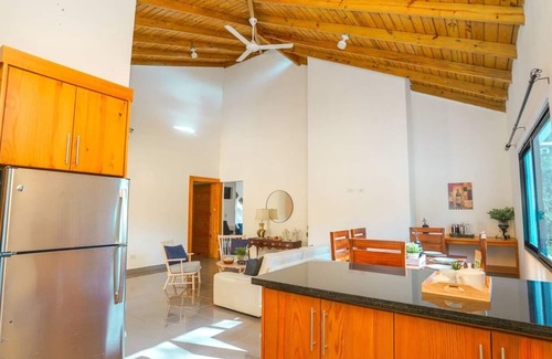 La Vega Province House | Mountain Escape - comfortable King bed and Views