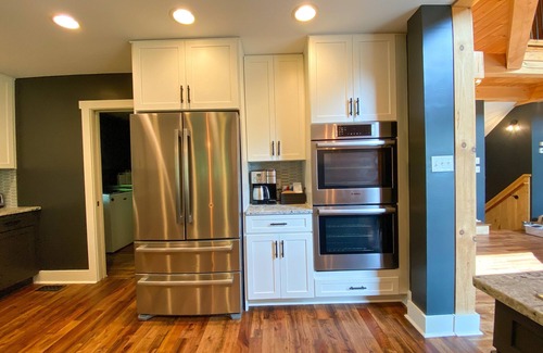 Fairview House | Mountain Haven | A Luxurious Asheville Timber Frame Cabin | Pet-Friendly with Hot Tub & Game Room