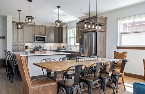 Rendezvous House | Mountain home near resort w/hot tub & decks