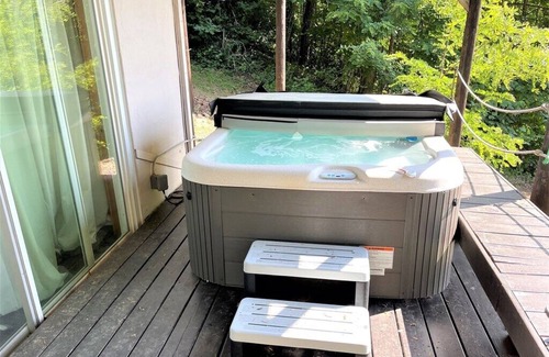 Cana House | Mountain house in Fancy Gap with great room with a bar & games w/beautiful view