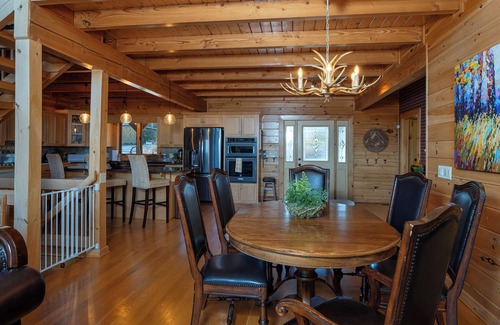 Ferguson Cabin | Mountain Lodge, Spacious Living, Vast Views, Pool Table, Hot Tub, Gas Logs