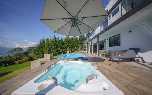 Envigado House | Mountain Mansion Pool, Jacuzzi Epic Medellin View