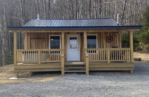 Rock Cave Cabin | Mountain Meadow Cabin with hot tub, beautiful view, WiFi!, secluded and peaceful