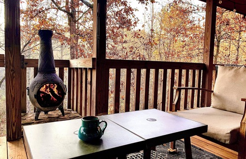 Blue Ridge Cabin | Mountain Modern Retreat with 2 Fireplaces/GameRoom/Creek