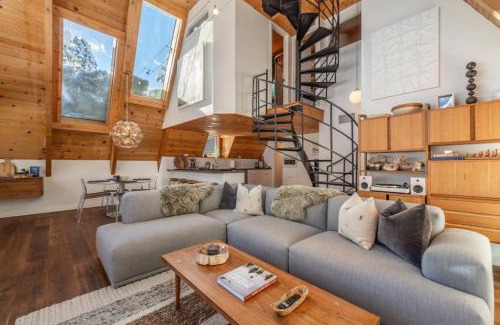 Tahoe City House | Mountain Modern The Tahoe A-Frame w Private Pier