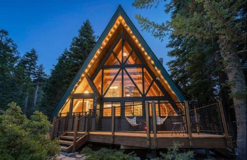 Tahoe City House | Mountain Modern The Tahoe A-Frame w Private Pier