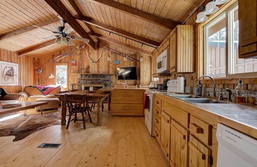 Taos Ski Valley Cabin | Mountain & River View | Families | Bunk Room | Pets OK