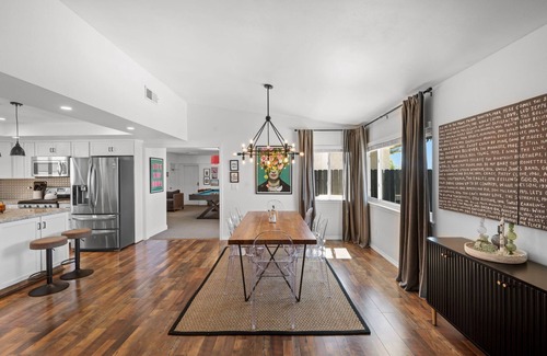 Desert Hot Springs House | Mountain View Oasis - Private Pool, Game Room & Fire Pit Overlooking Coachella Valley