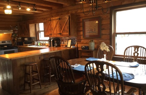 Banner Elk Cabin | Mountain view cabin & private trout pond in Banner Elk near Sugar & Beech Mt