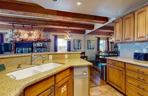 Crested Butte Condo | Mountain view condo with fireplace & W/D and access to shared hot tub