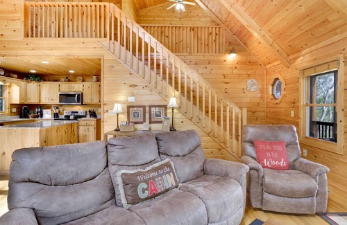 Foxfire Estates Cabin | Mountain View Getaway-Hot Tub, Fire Pit, Game Room, Minutes from Blue Ridge, GA