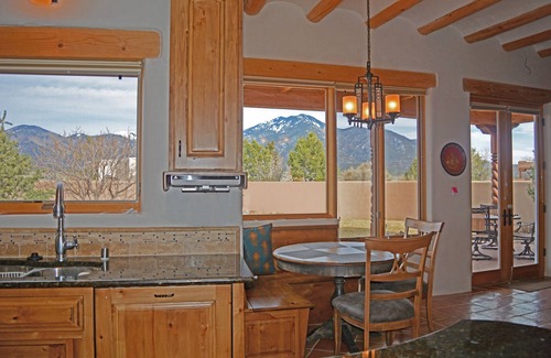 El Prado House | Mountain View- Great Views Enclosed Patio with Private Hot Tub Pool Table