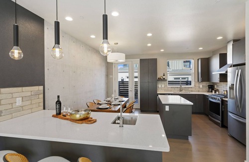 Old Town North House | Mountain View Home w/King Beds & Rooftop Deck