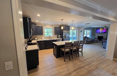 Manset House | Mountain view home - views of Acadia mountains and harbor on the edge of town