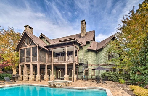 Mill Spring House | Mountain Views! Home in Brights Creek Golf Club