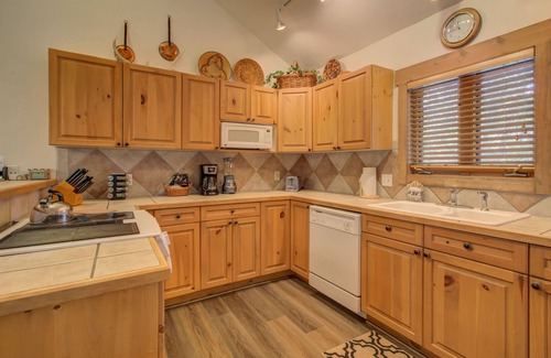Steamboat Springs House | Mountain Views & Private Hot Tub | 2BR Townhome with Wraparound Deck and Vau