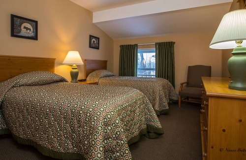 Lake Placid Condo | Mt Jo Lodge - Golf course and mountain view, walking distance to main street
