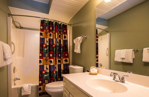 Lake Placid Condo | Mt Jo Lodge - Golf course and mountain view, walking distance to main street