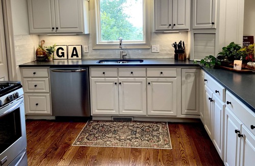 Clarkesville House | Mtn Views, Creek, and Trails on PRIVATE 7+ Acres