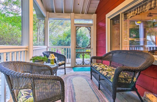 Chimney Rock Cottage | Mtn Views + Fire Pit: Serene Chimney Rock Abode