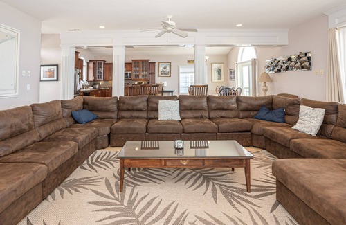 North Topsail Beach House | Multi-level oceanfront home with beach access, private hot tub and heated pool