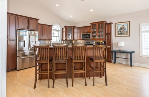 North Topsail Beach House | Multi-level oceanfront home with beach access, private hot tub and heated pool