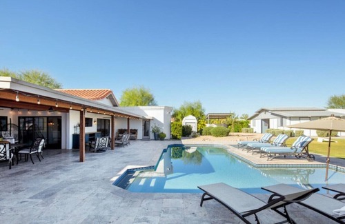 Paradise Valley Village House | Multi-Million Dollar Estate, Pickle Ball, Heated Pool, Spa, B-Ball, Putt-Putt