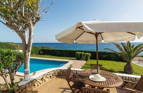 Sant Lluis Villa | My Rental Homes - Villa Seafront with priavte pool sea view