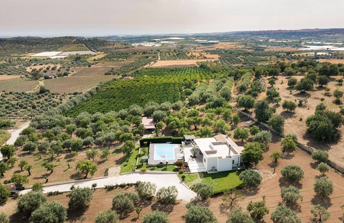 Casale Modica Villa | My Rental Homes - Villa Almond with salted-water swimming pool and huge terraces