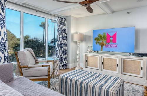 Palmetto Dunes Apartment | MyStay at 1208 Villamare Ocean views Premier Design New Pools & Hot Tubs!
