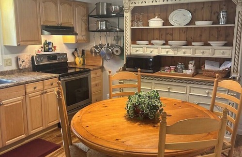 West Mystic House | Mystic 2-bedroom townhome with deck in peaceful neighborhood- walk to downtown!