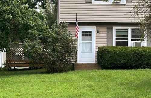 West Mystic House | Mystic 2-bedroom townhome with deck in peaceful neighborhood- walk to downtown!