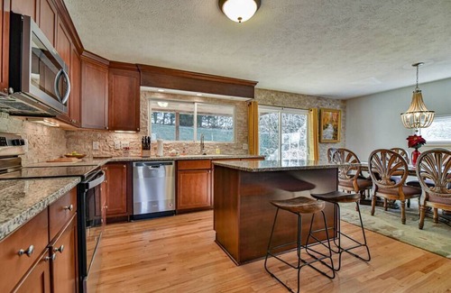 Asheville House | N. Asheville 5BR Retreat: Hot Tub, Fire Pit