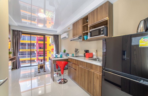 Nai Harn Apartment | Nai Harn 1BR Retreat Pools & Sea Views S608
