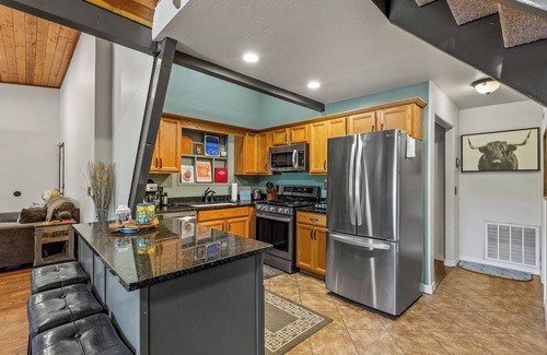 Kachina Village Cabin | Nakai Trail Vacation Rental | 4-BR A-Frame in Kachina Village, Flagstaff | Loft Firepit Game Rm Sauna New Bathroom