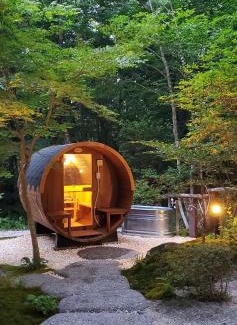 Nasu Villa | NASU terrace LEI プライベートバレルサウナとハーブ香るガーデンBBQ