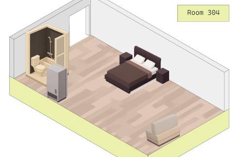 Horikiri Apartment | Natumi ホテル 304 高级独栋别墅 车站步行五分钟 成田-羽田-上野一线直达