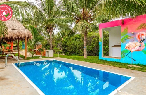 Chelem Villa | Natural Refuge min. from the sea | Flamingo Villas