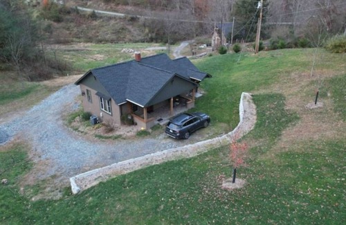 Marshall Cabin | Natural Spring Fed "Cedar Hot Tub" - 120 Private Acres, water fall & trails