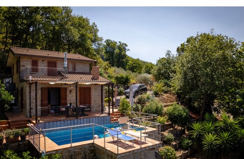 Castell'Umberto Villa | Natural stone house with sea view, pool, Nebrodi National Park, SAT TV, WiFi